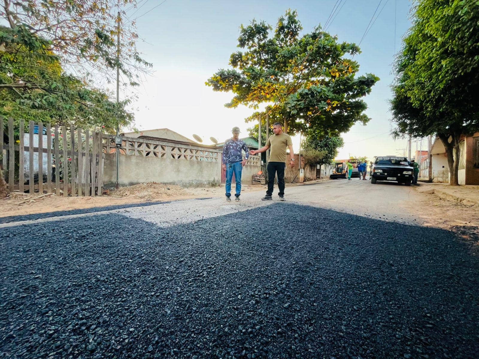 Deracre and City Hall works Operation Tapa-Buraco in streets of Brasileia