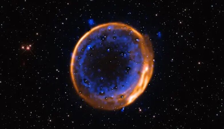 Impressive image shows dead star that exploded twice. It is unprecedented