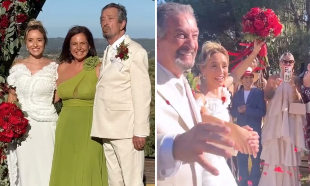 “Voc&ecirc;s mereciam um dia assim”. Sara Norte revela novas imagens do casamento de Rosa Bela e Carlos Areia
