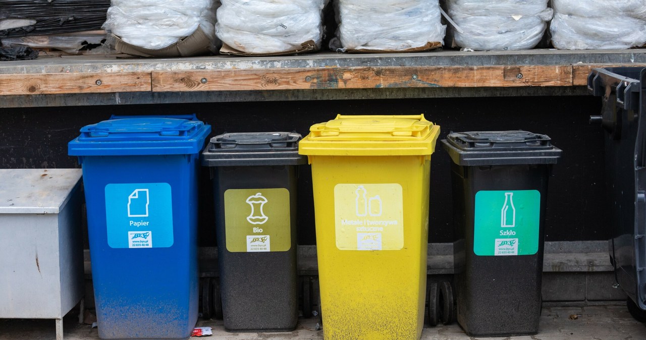 Most people intuitively throw receipts into a blue container - the one intended for paper. /Arkadiusz Ziółek /East News
