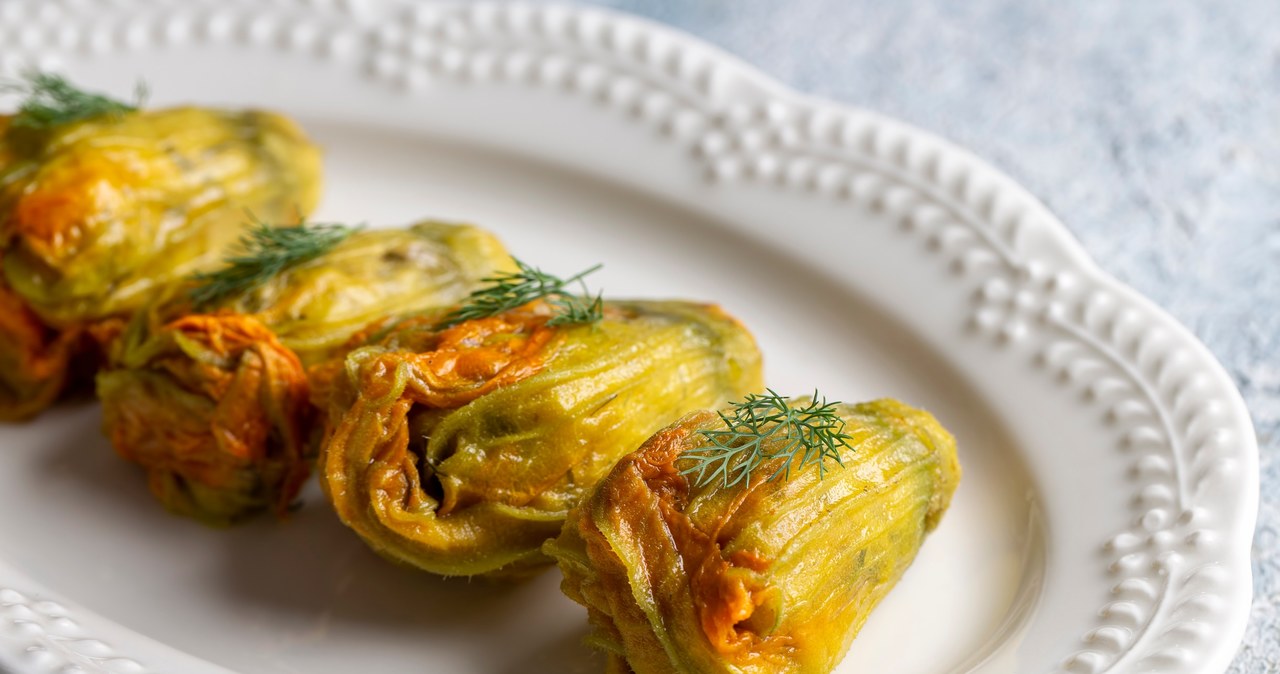 A delicate stuffing wrapped in zucchini flowers. My family is crazy about these stuffed cabbage