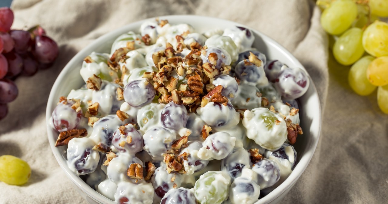 Queen of dessert salads. The combination of ingredients knocks off the legs