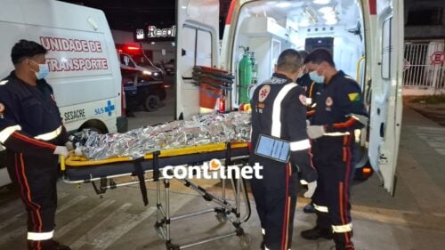 Motorcyclist is in serious condition after colliding with dogs on Avenida Ceará, in Rio Branco