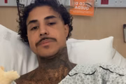 Mc Livinho shows injuries after accident and speaks high