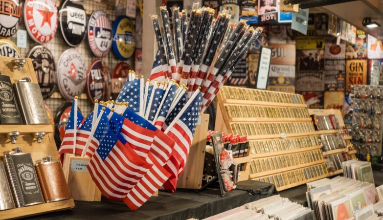 The famous US patriotism is falling. At least, in consumption