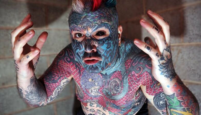 The most tattooed man in the United Kingdom has a problem: they no longer let him see pornography
