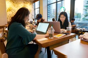 Starbucks asks South Koreans not to bring monitors, printers and separators