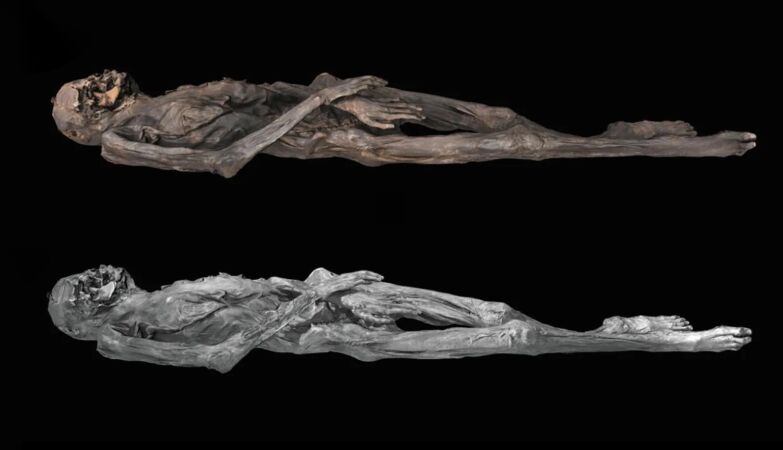 Siberian mummy preserved on ancient ice has “truly special” tattoos