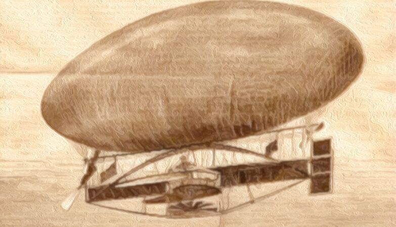 An aircraft disappeared in 1889 - and was never seen