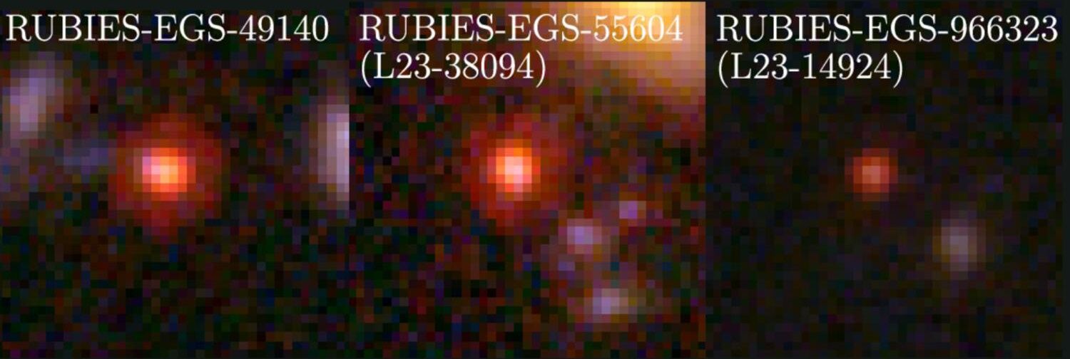 A new theory explains the “small red points” in the primordial universe