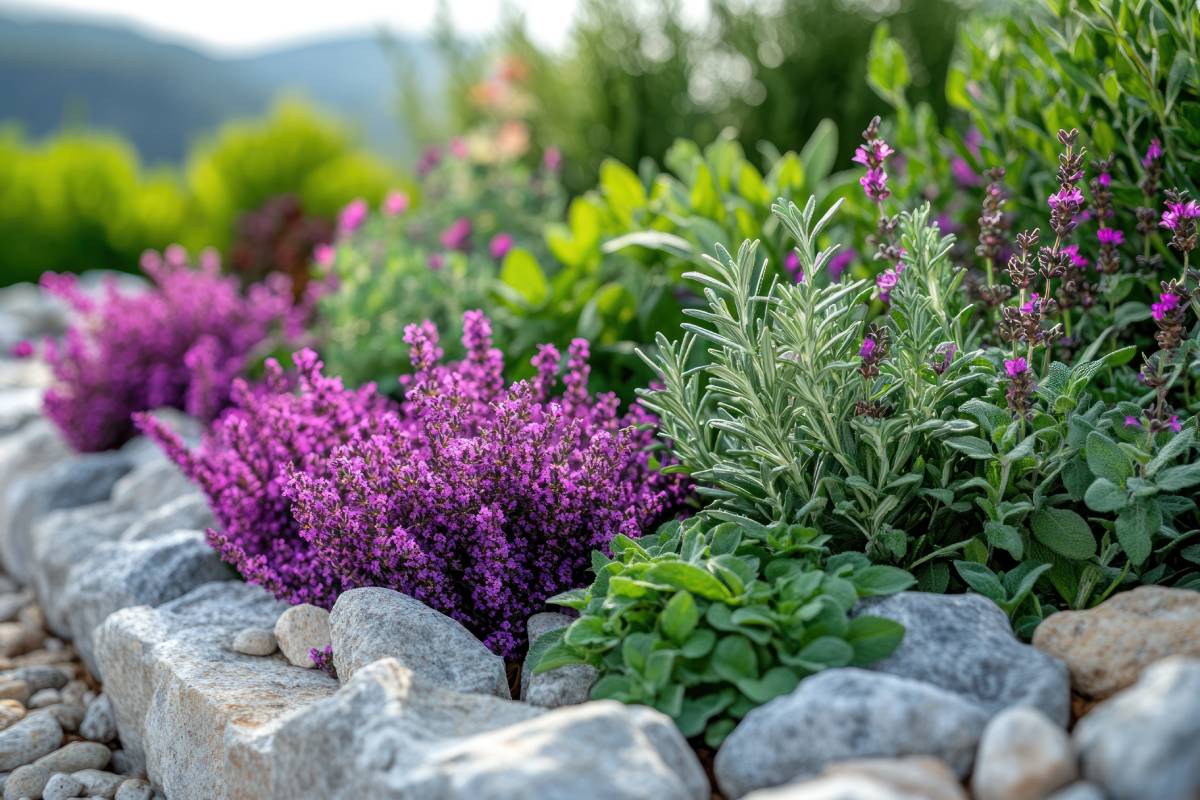 Designing drought resistant summer flowerbed