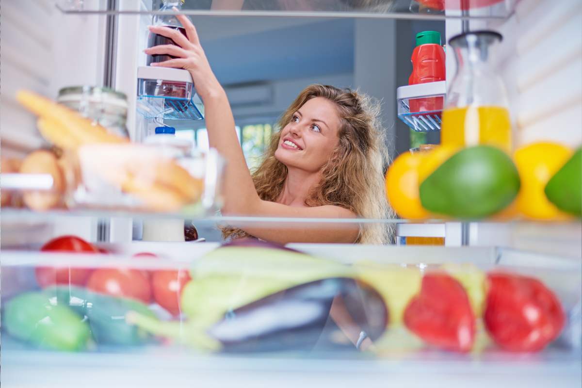 The right arrangement of food in the fridge