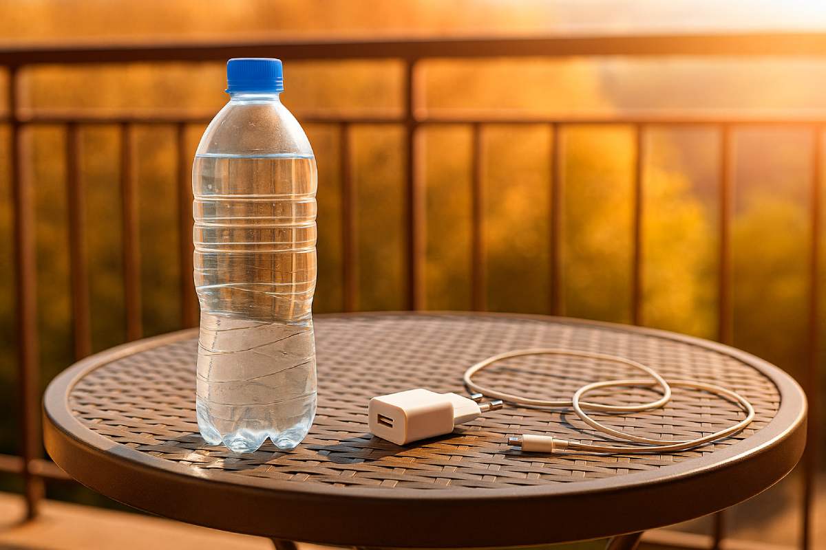 The 5 objects not to be left on the balcony with a strong heat