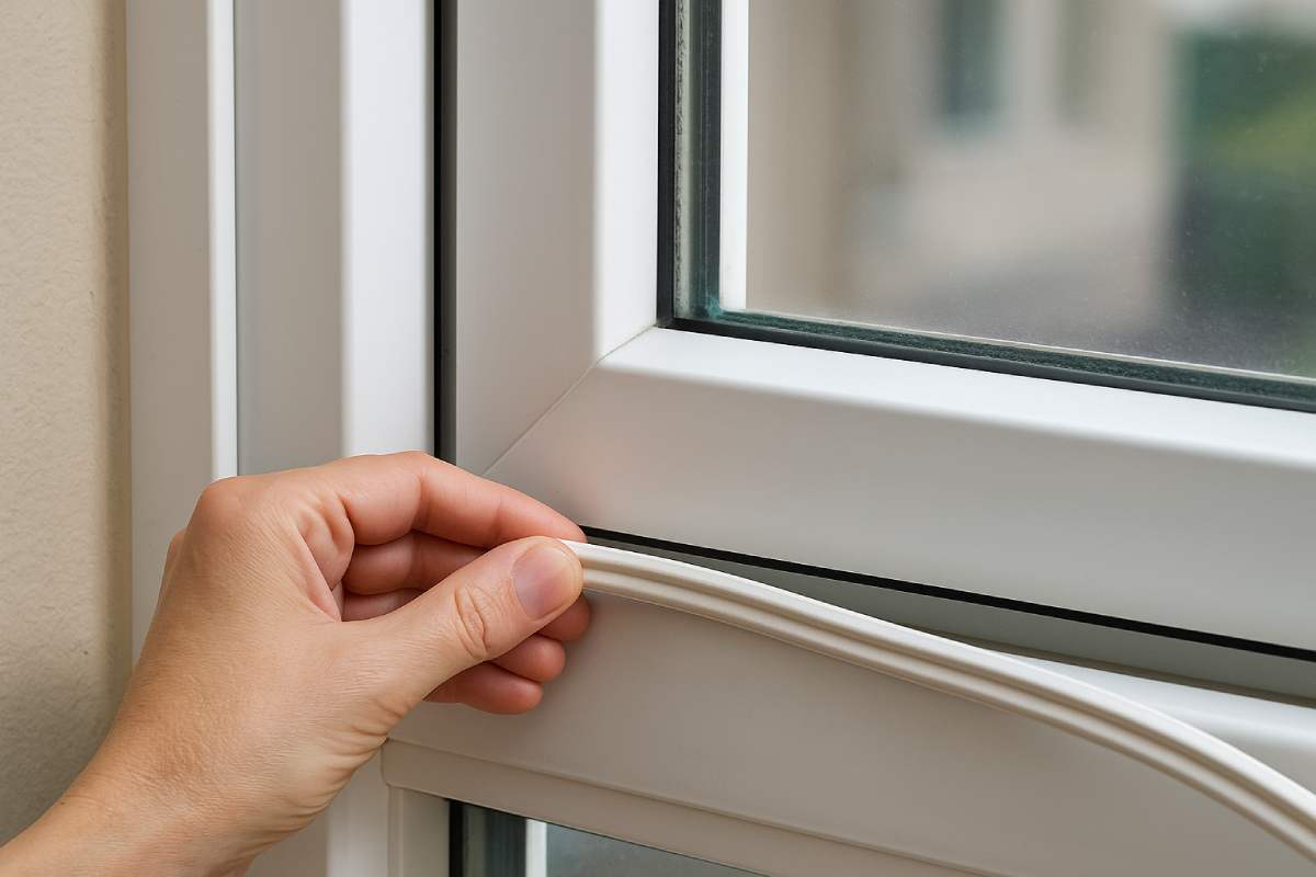 The insulating adhesive seals to save money by isolating the windows