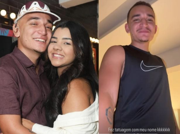 Passionate! João Gomes Tatu Name of Ary Mirelle as Proof of Love