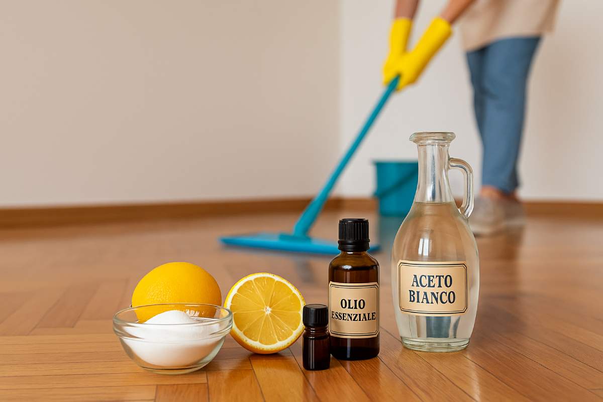 Here are the 3 natural ingredients for fragrant and clean floors