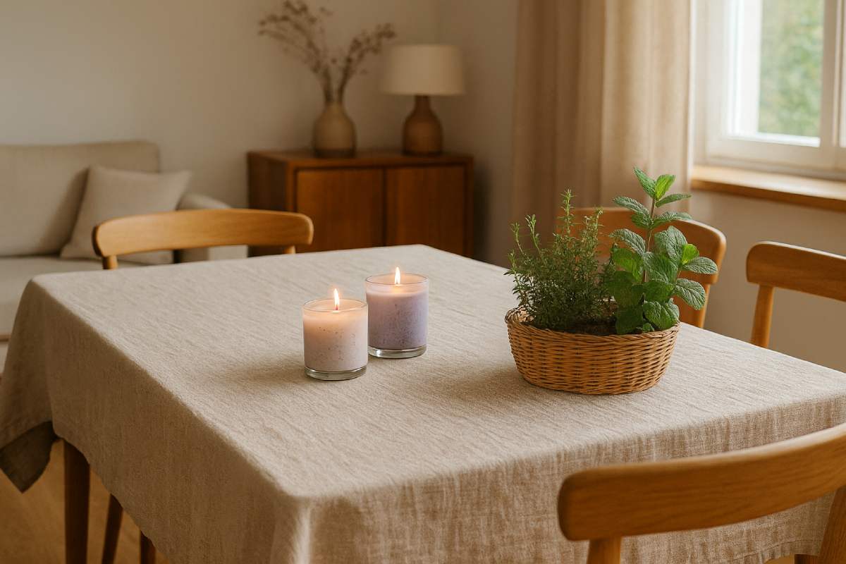 Aromatic plants and mint water: natural freshness at home