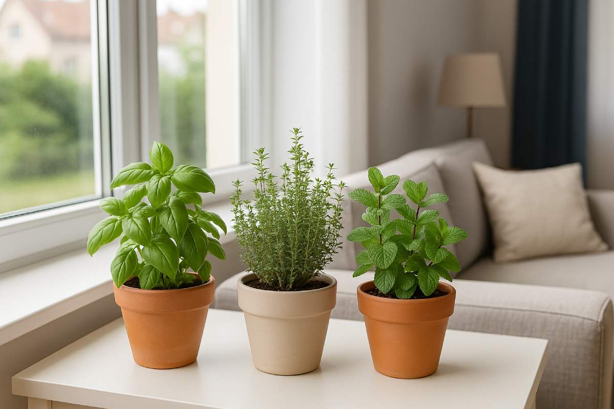 Aromatic plants in the house that give freshness