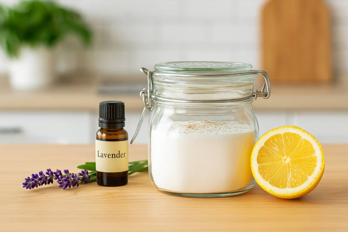Lavender, bicarbonate and lemon for an effective DIY perfumer