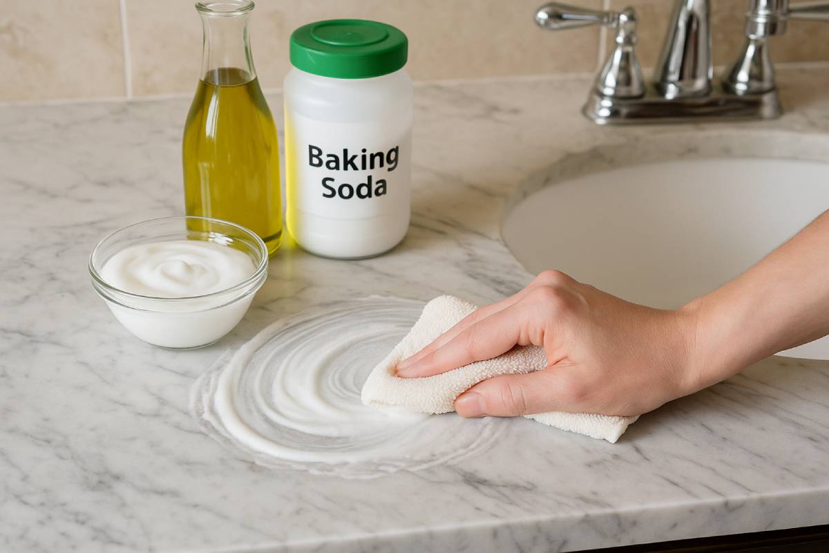 Effective cleaning of marble