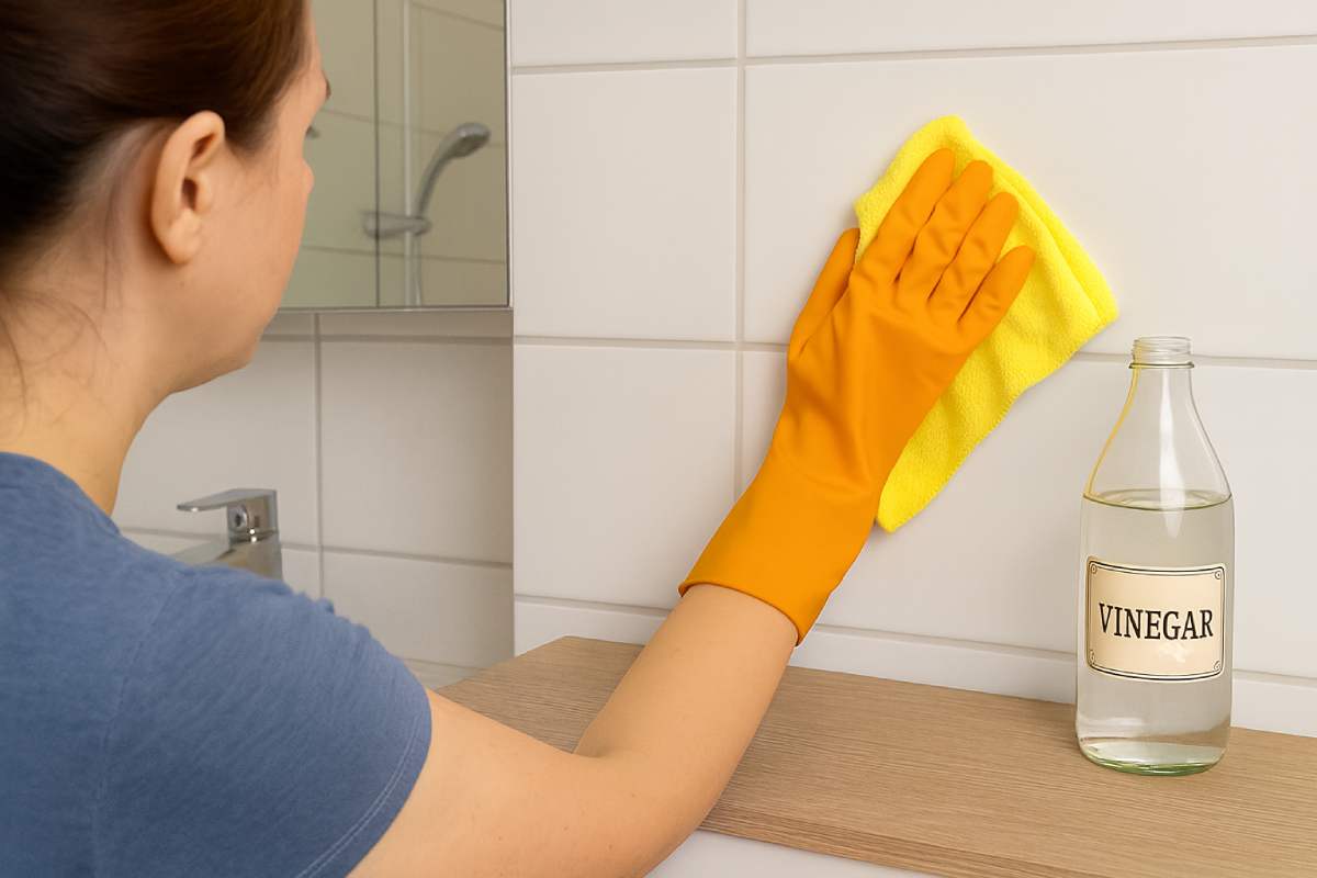 Here for 5 surfaces to clean to make the house shine with vinegar