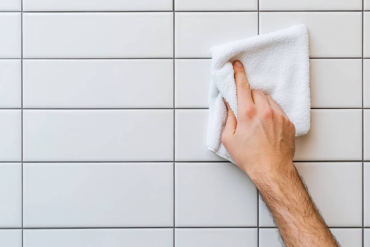How to clean the tiles