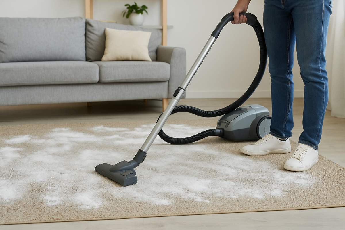 The make -up makeup to clean the rugs before September arrives