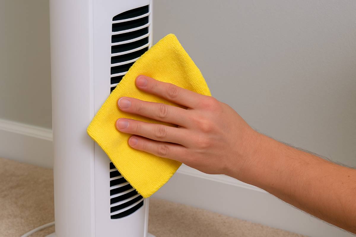 Clean the fan in 2 minutes