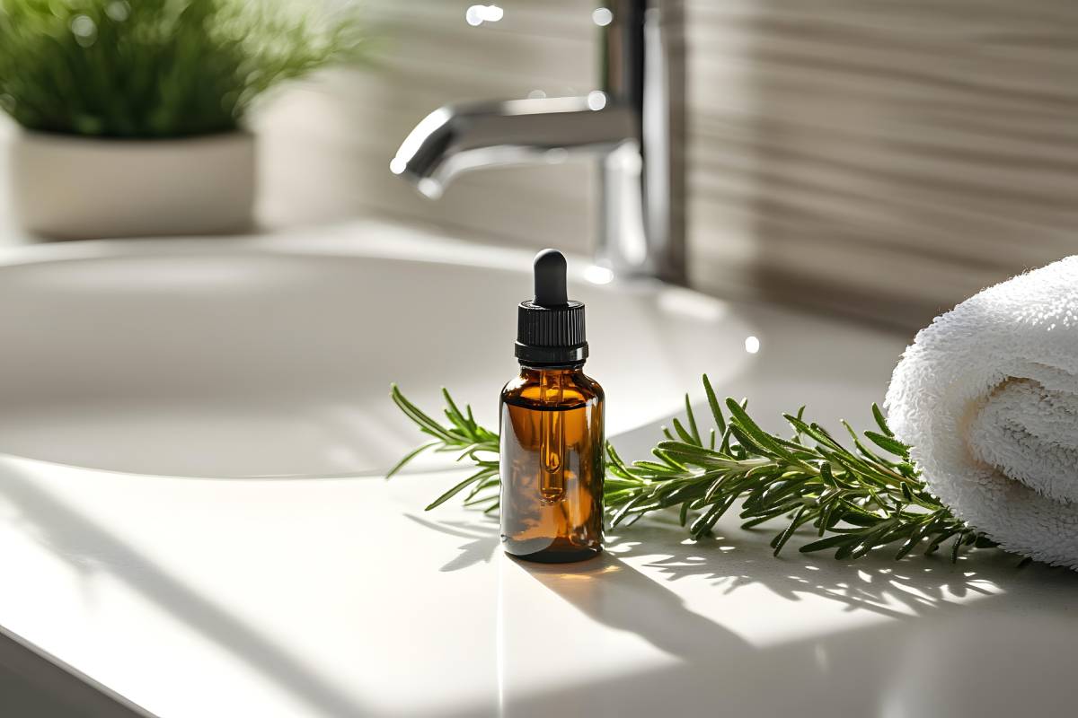Aromatic twigs in the bathroom