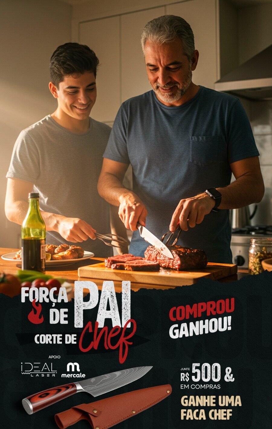 Chef gift for the best father: Via Verde Shopping launches special campaign