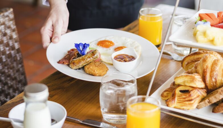 Hotel breakfasts can have the days counted