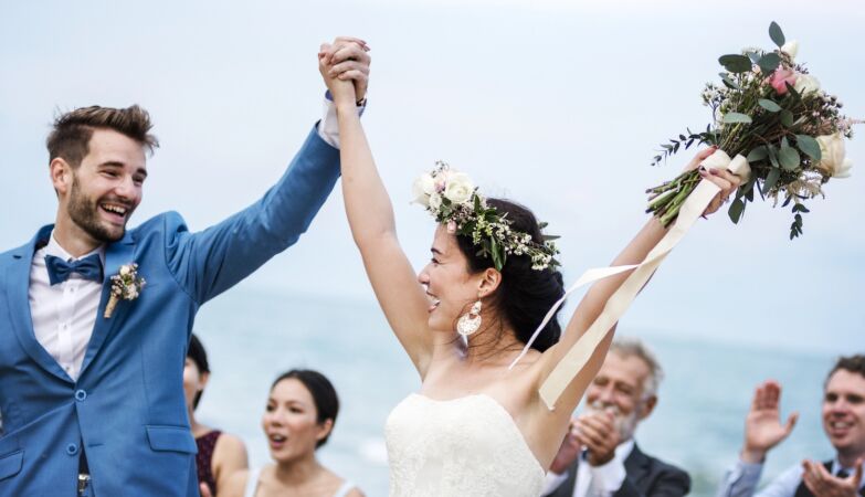You can already buy ticket for the wedding of people we don't know. Costs 150 €