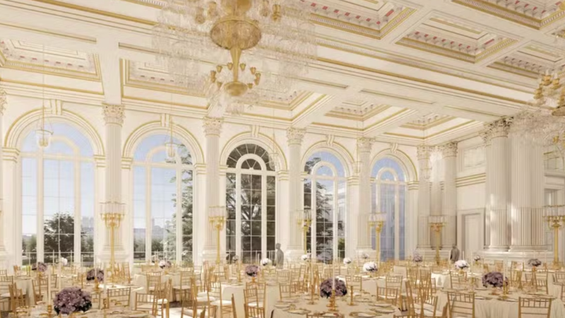 Trump finances White House Ballroom with money from his own pocket