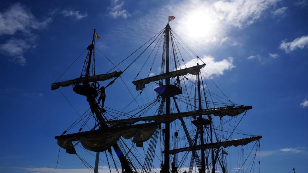 The United Kingdom approaches the naval history of Spain with the exhibition of the replica of a war ship that is touring Europe