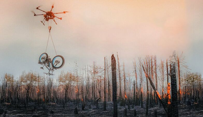 How to rescue a wounded soldier? Ukraine response: with an e-bike and a drone