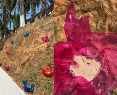 Candleft at Morro da Glória causes revolt on the eve of procession in Cruzeiro do Sul