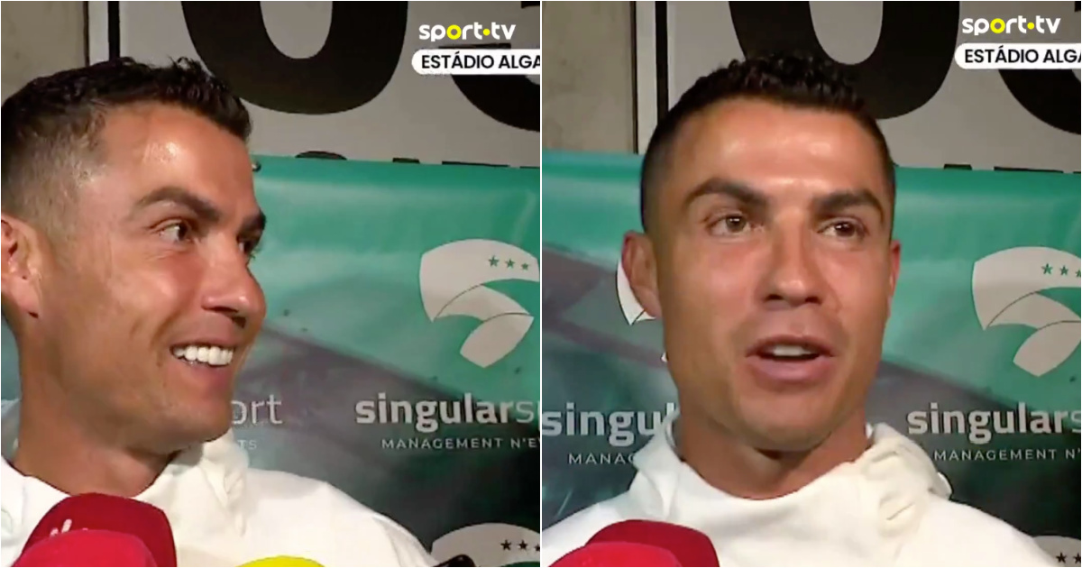 Ronaldo was asked about the Golden Ball and surprised: "This is fictitious to me"