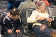 Elderly and son with Down were abandoned at the airport