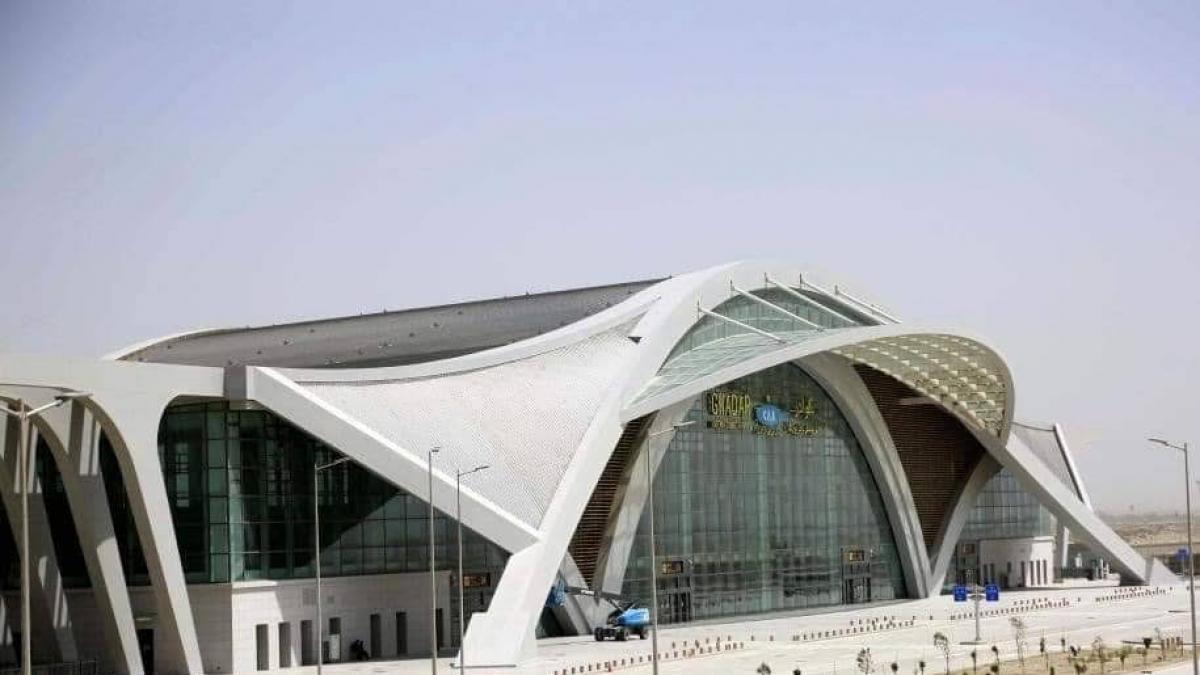 It is the largest airport in the country, cost 240 million dollars and has neither aircraft nor passengers