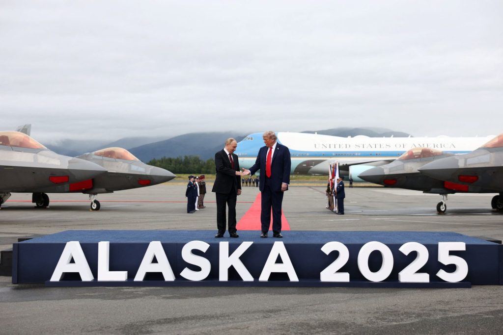 Pictures from Putin's warm welcome to Alaska