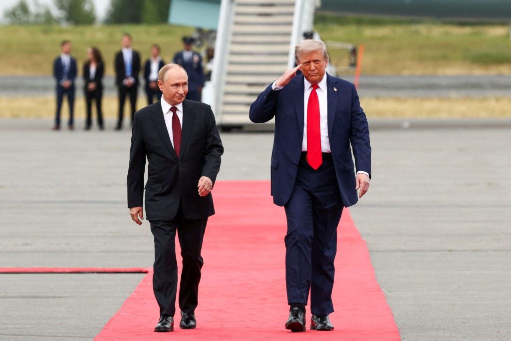 Pictures from Putin's warm welcome to Alaska