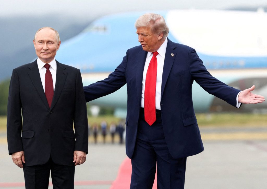 Pictures from Putin's warm welcome to Alaska