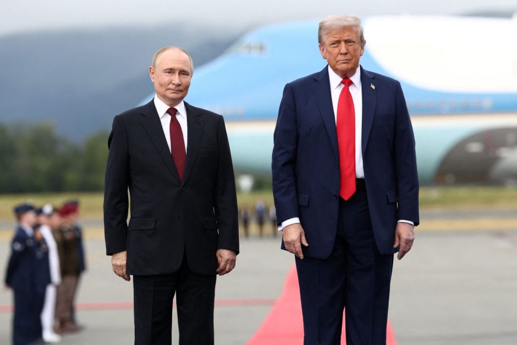 Pictures from Putin's warm welcome to Alaska