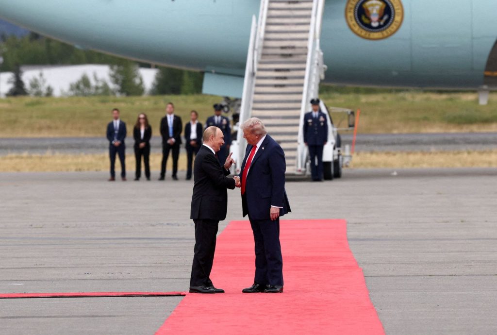 Pictures from Putin's warm welcome to Alaska