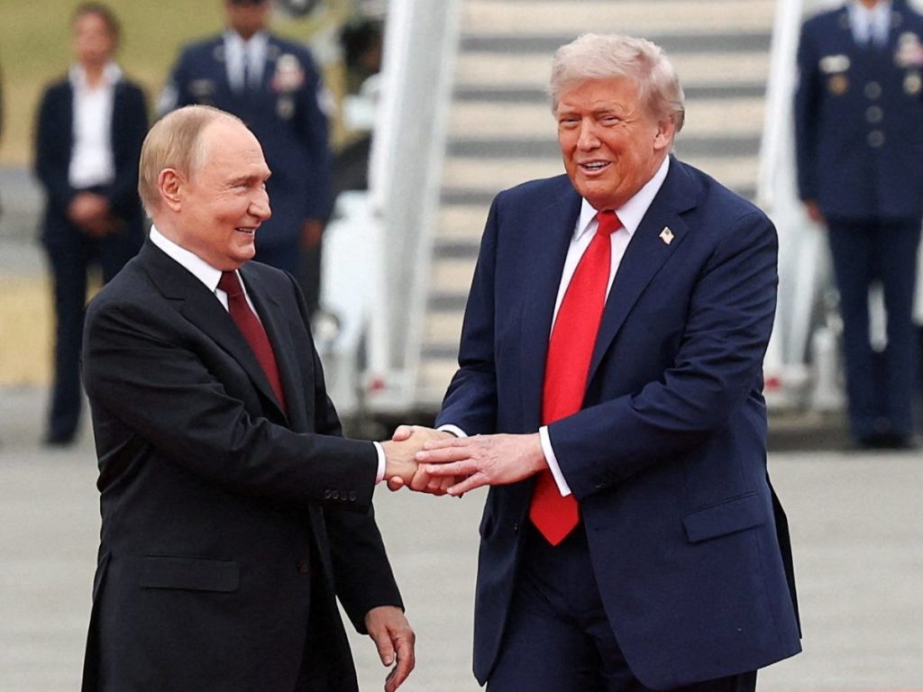 Pictures from Putin's warm welcome to Alaska