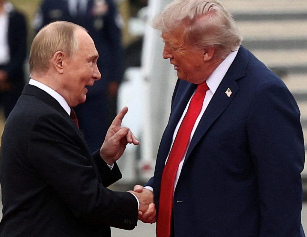 Pictures from Putin's warm welcome to Alaska