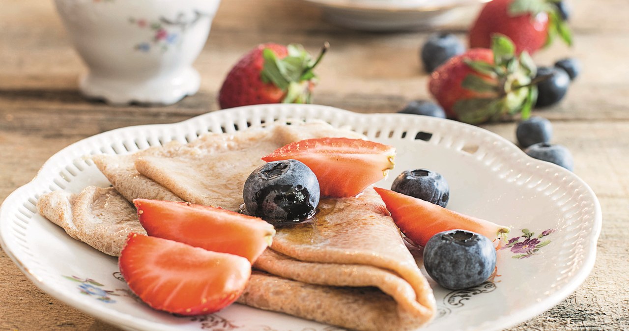 Spelled pancakes taste good both sweet and dry /press materials