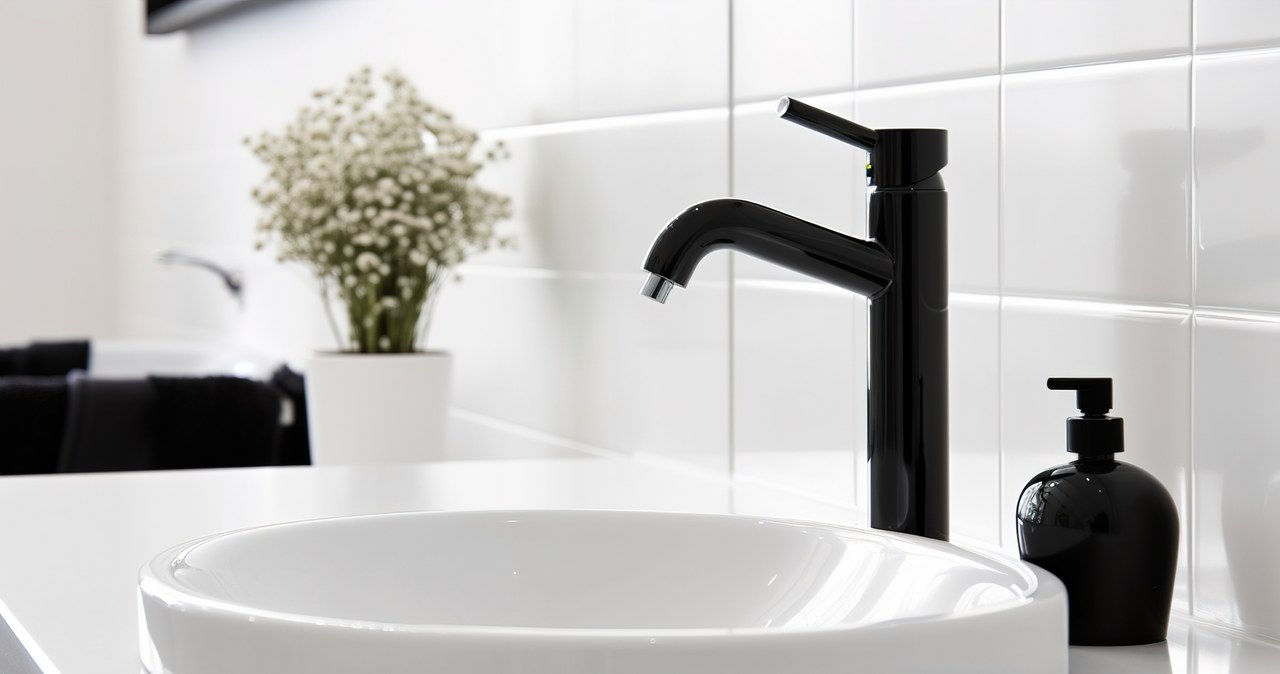 Black sink and fittings can be problematic not only in the kitchen, but also in the bathroom. /Pixel