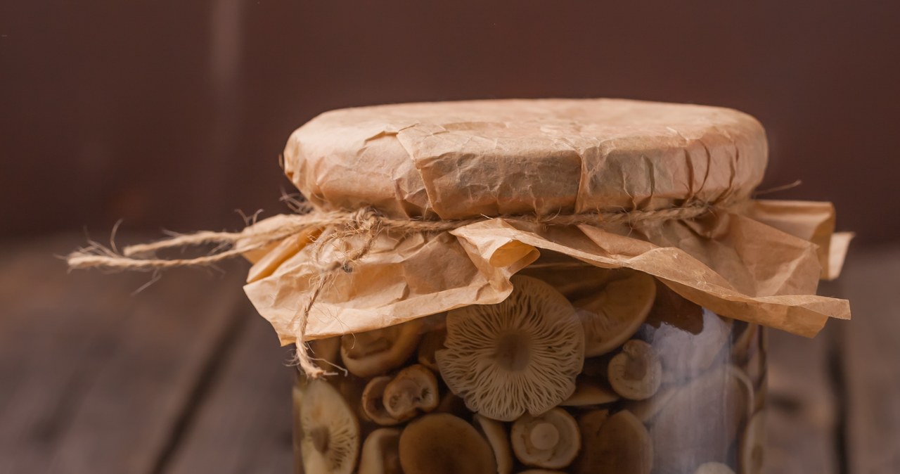 These pickled mushrooms are second to none. The work does a spicy