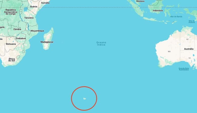There is a remote "dot" at the bottom of the Indian Ocean. It has 50 people and thousands of penguins